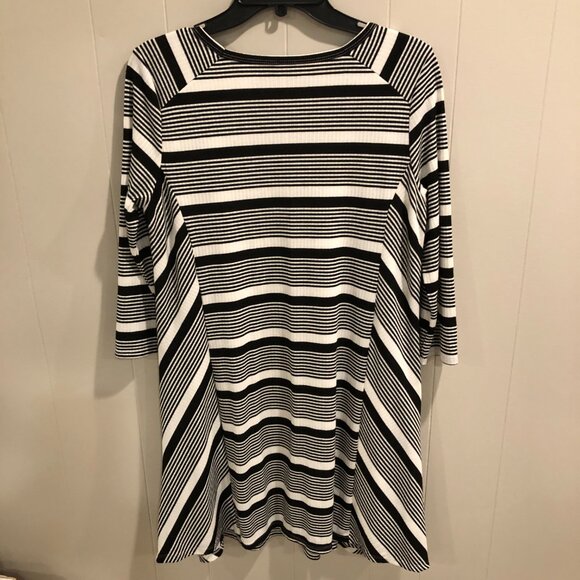 Fifth & Park Striped Dress Size S - Picture 8 of 10